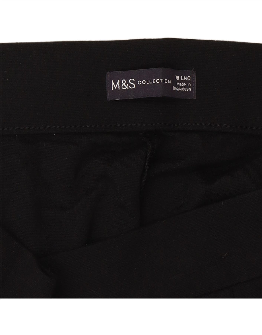 Marks & Spencer Træningsdragtsbukser til kvinder UK 18 XL Sort viskose