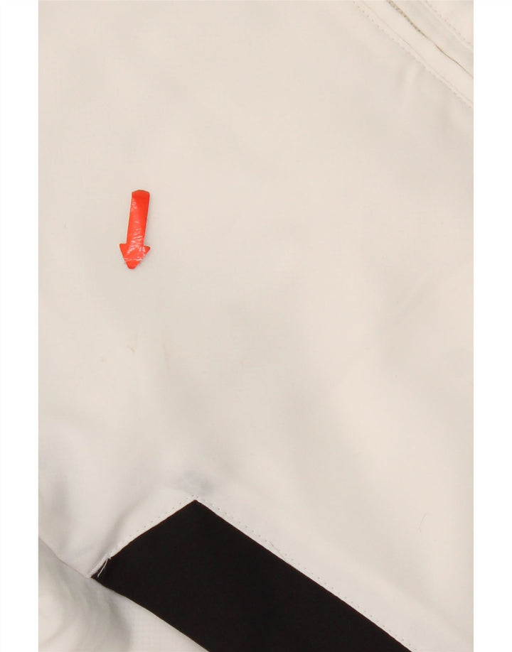 Adidas Træningsdragt til mænd Topjakke UK 42/44 Stor hvid Colourblock Polyester