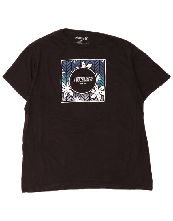 Hurley Herre Grafisk T-Shirt Top XL Sort
