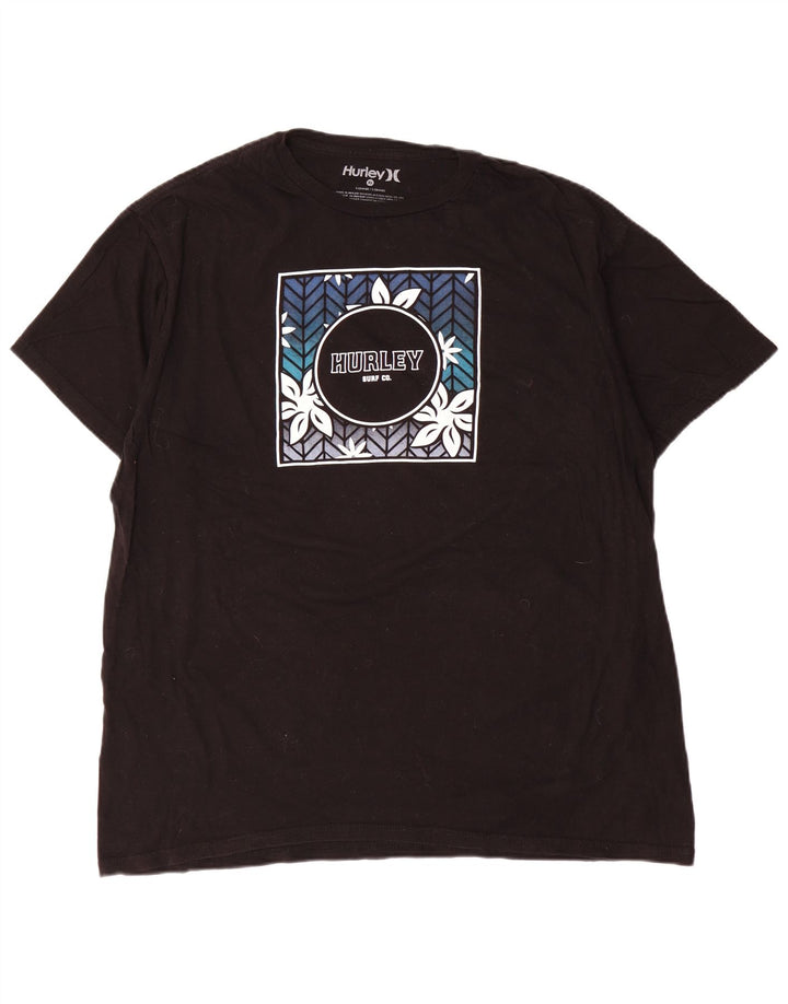 Hurley Herre Grafisk T-Shirt Top XL Sort