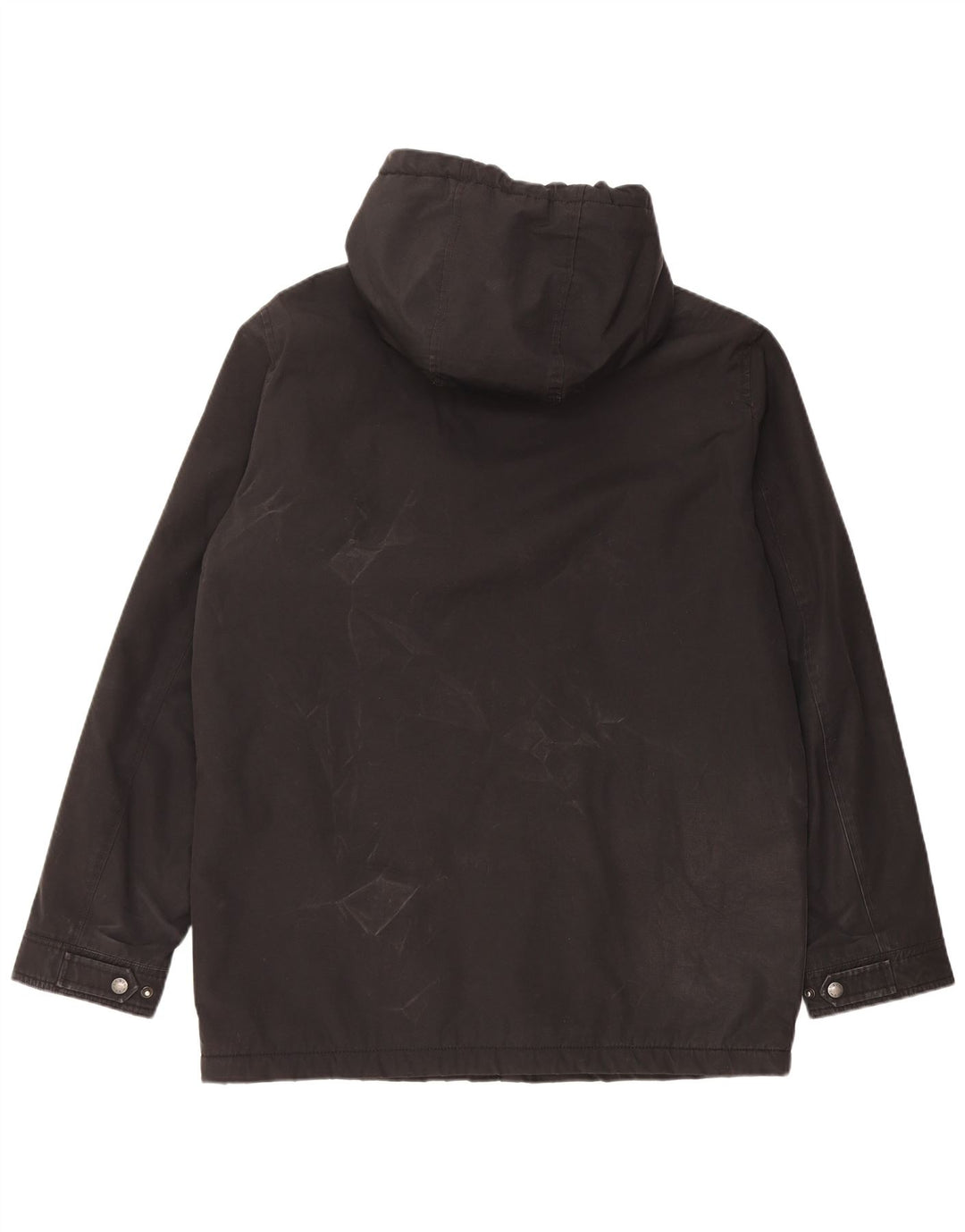 Levi's Herre Hooded Windbreaker Jacket UK 38 Medium Black Polyester