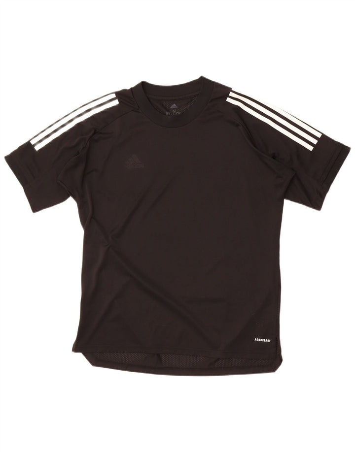 Adidas Herre Aeroready T-Shirt Top Medium Sort Polyester