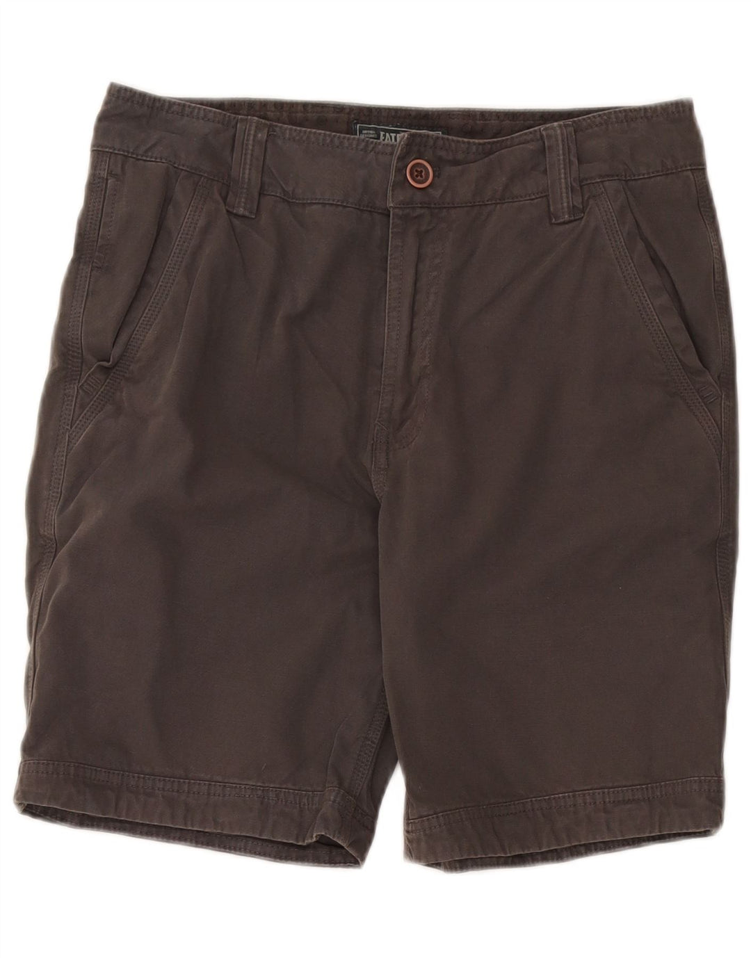 Fat Face Herre Chino Shorts W30 Medium Grey Bomuld