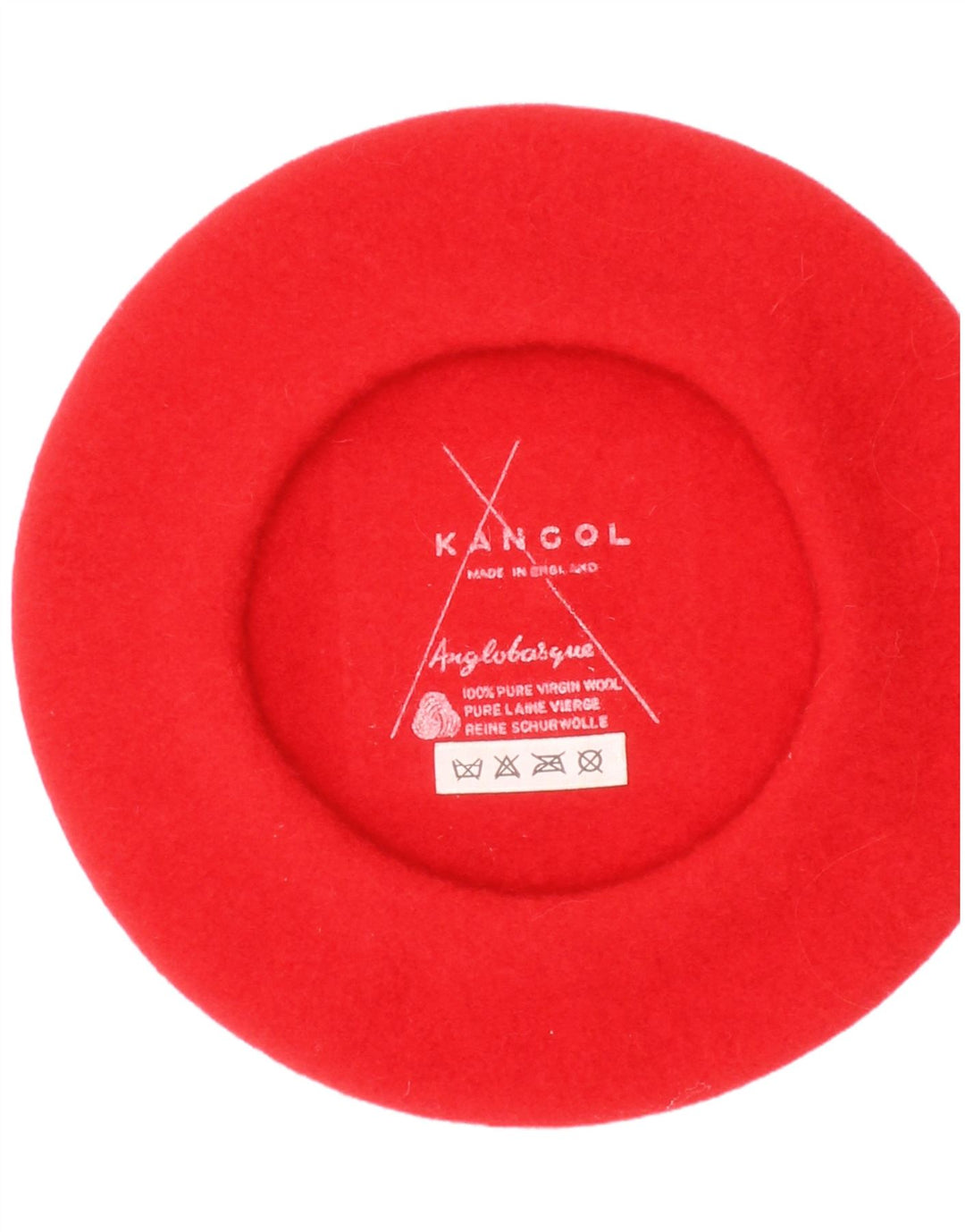 Kangol Dame Baskerhat One Size Red Virgin Wool