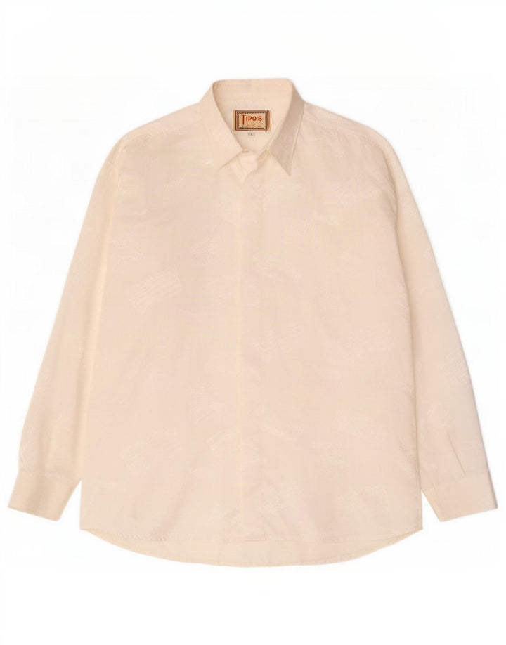 Tipo'S Herreskjorte Stor hvid polyester