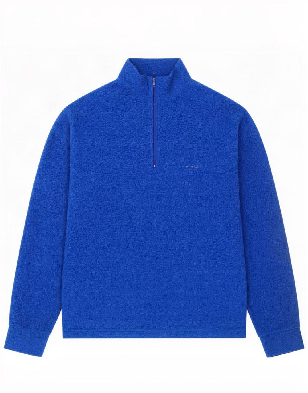 Fila Herre lynlåshals Fleece Jumper IT 52 Stor Blå Polyester