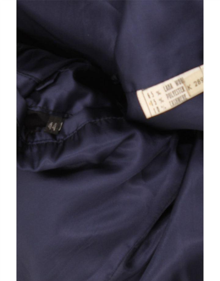 VINTAGE Overfrakke til mænd UK 44 2XL Marineblå Uld