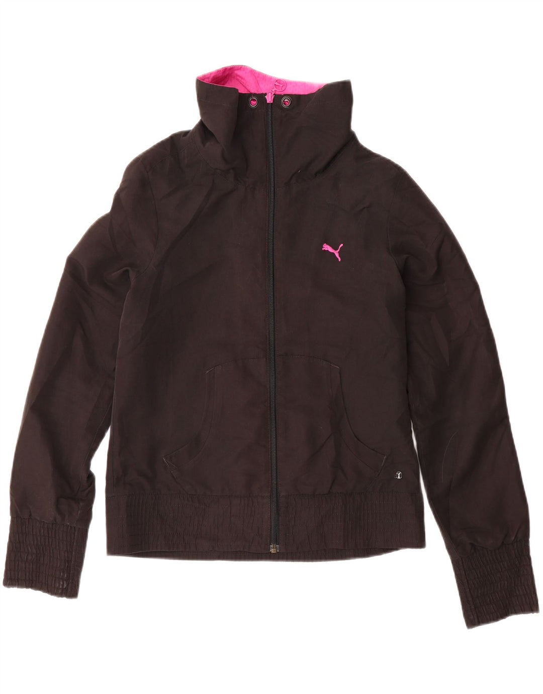 PUMA Womens Tracksuit Top Jacket UK 12 Medium  Black Vintage Puma and Second-Hand Puma from Messina Hembry 