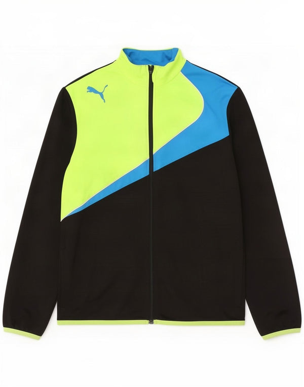 Puma Træningsdragt Topjakke til drenge 15-16 år Sort Colourblock Polyester