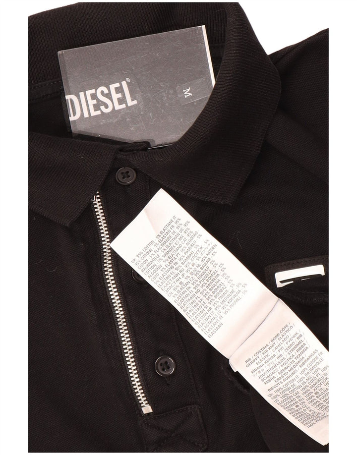 DIESEL Herre poloshirt Medium Sort Bomuld