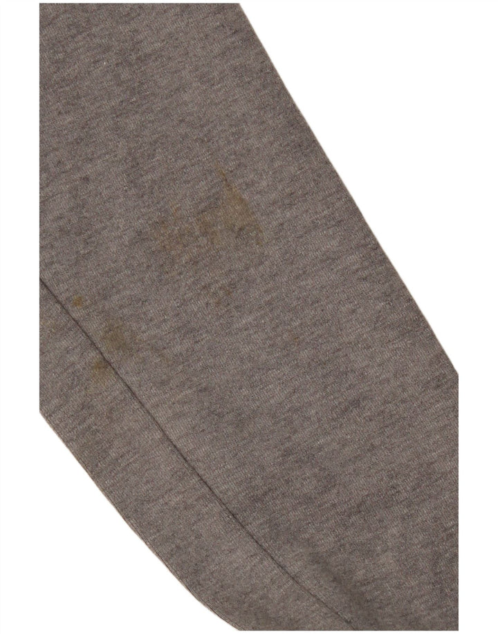 Nike hættetrøje til kvinder med lynlås UK 10 Lille grå bomuld