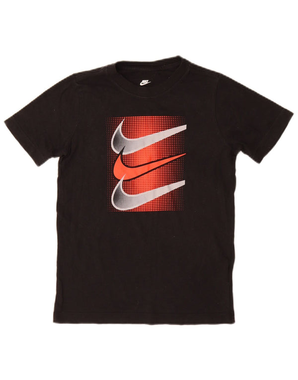 Nike drenge grafisk t-shirt top 8-9 år lille sort bomuld