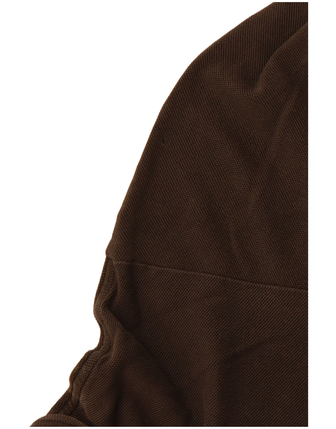 LACOSTE Langærmet poloshirt til mænd størrelse 5 Stor brun bomuld