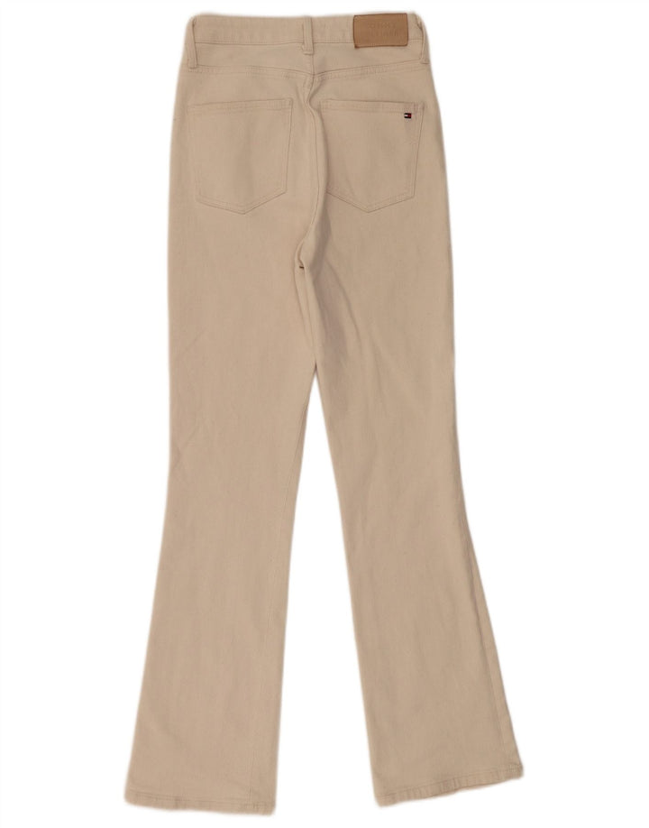 TOMMY HILFIGER Dame jeans W26 L30 Beige Bomuld