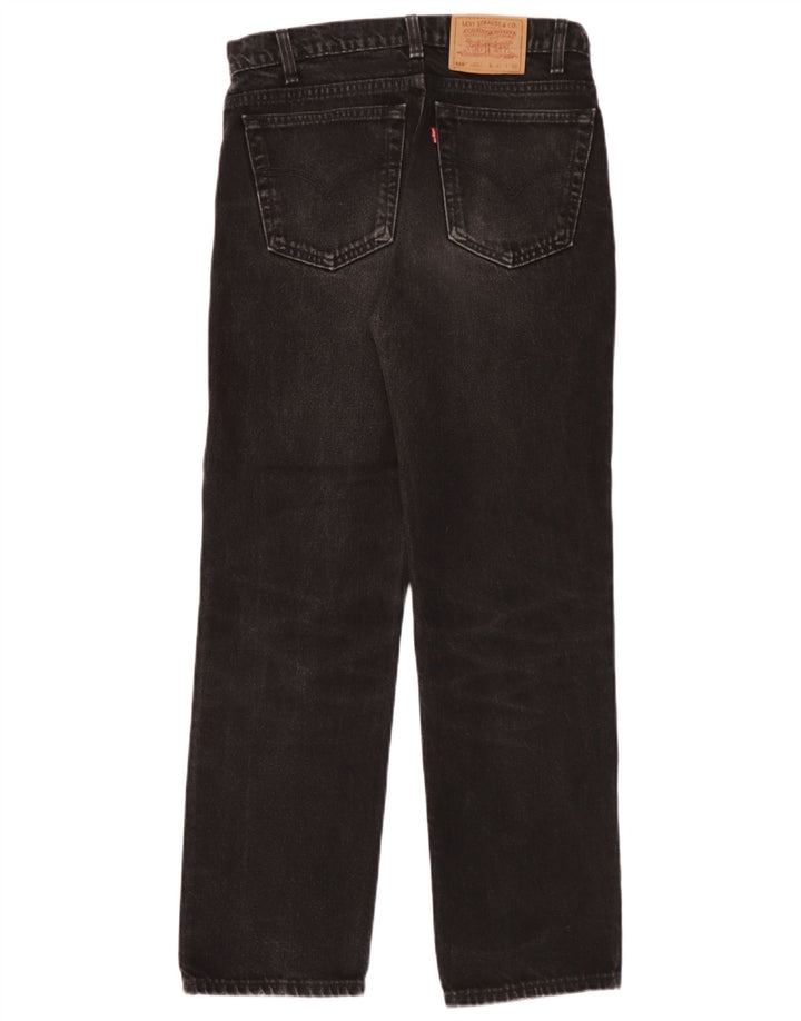Levi's Herre 516 lige jeans W32 L30 sort bomuld