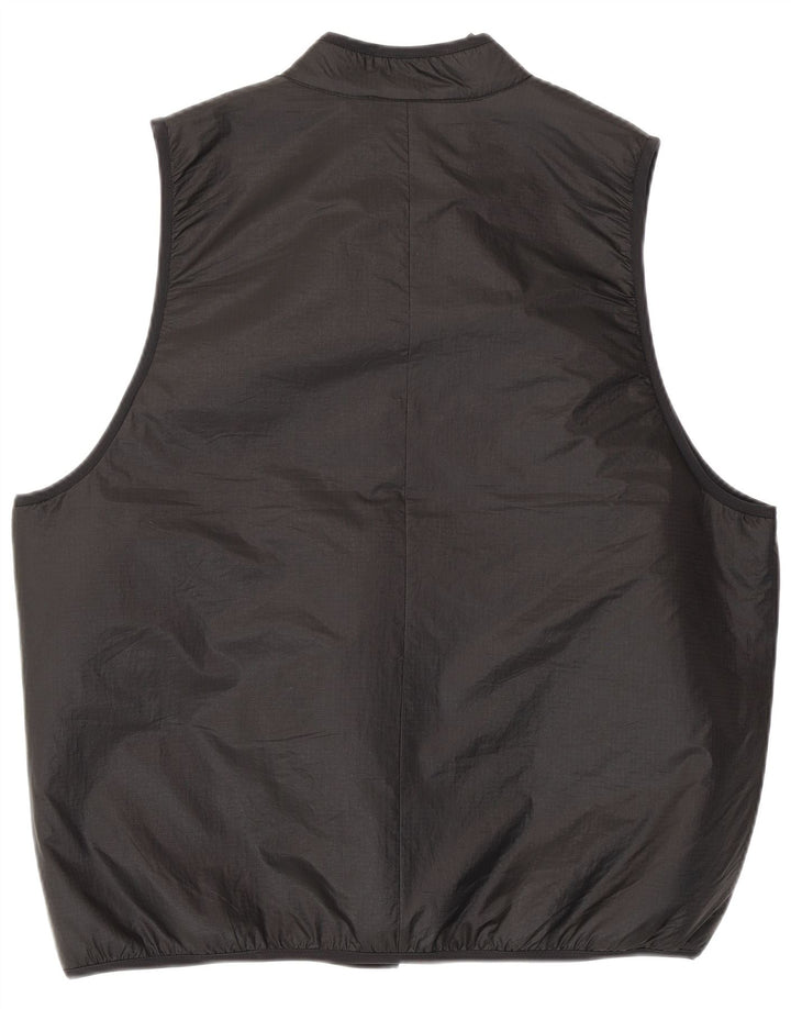 Nike Herre Polstret Gilet UK 38 Medium Sort Nylon