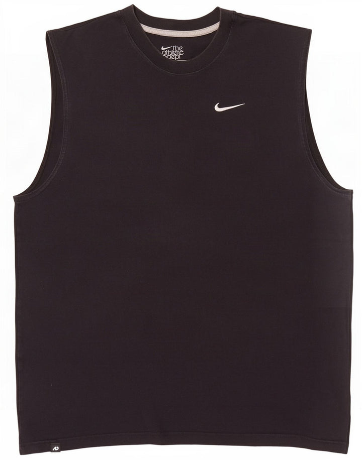 Nike Herre Regular Fit Vest Top XL Sort