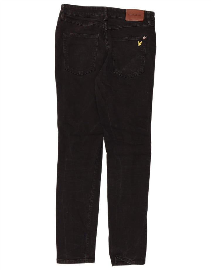 LYLE & SCOTT Slim Jeans til mænd W32 L32 Sort bomuld