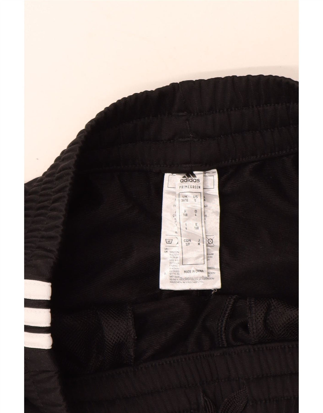 ADIDAS Træningsdragt til mænd Joggers UK 36/38 Small Black Polyester