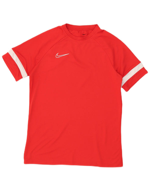 Nike Herre Dri Fit T-shirt Top Stor rød farveblok