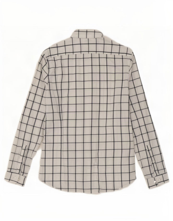Michael Kors Herre Slim Fit skjorte Medium hvid ternet