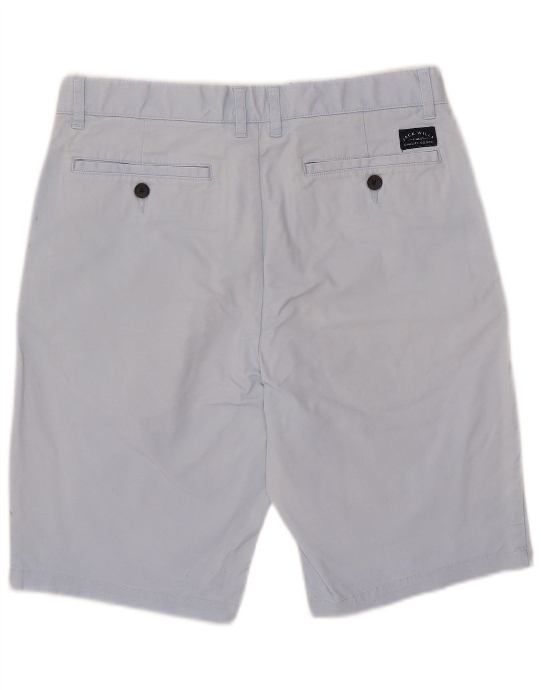 JACK WILLS Chino Shorts til mænd W32 Medium Blue Bomuld