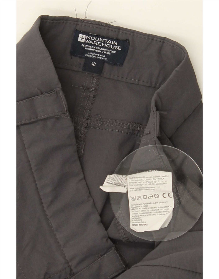 Mountain Warehouse Herre Vandre Cargo Bukser W38 L32 Grå Nylon