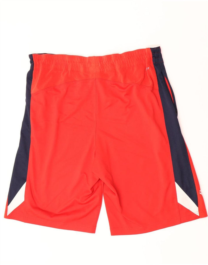 Nike Herre Dri Fit Sportshorts Store Røde Colourblock Polyester