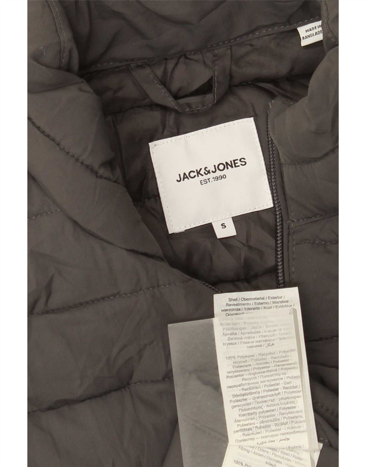 Jack & Jones Polstret Gilet til mænd UK 36 lille grå polyester