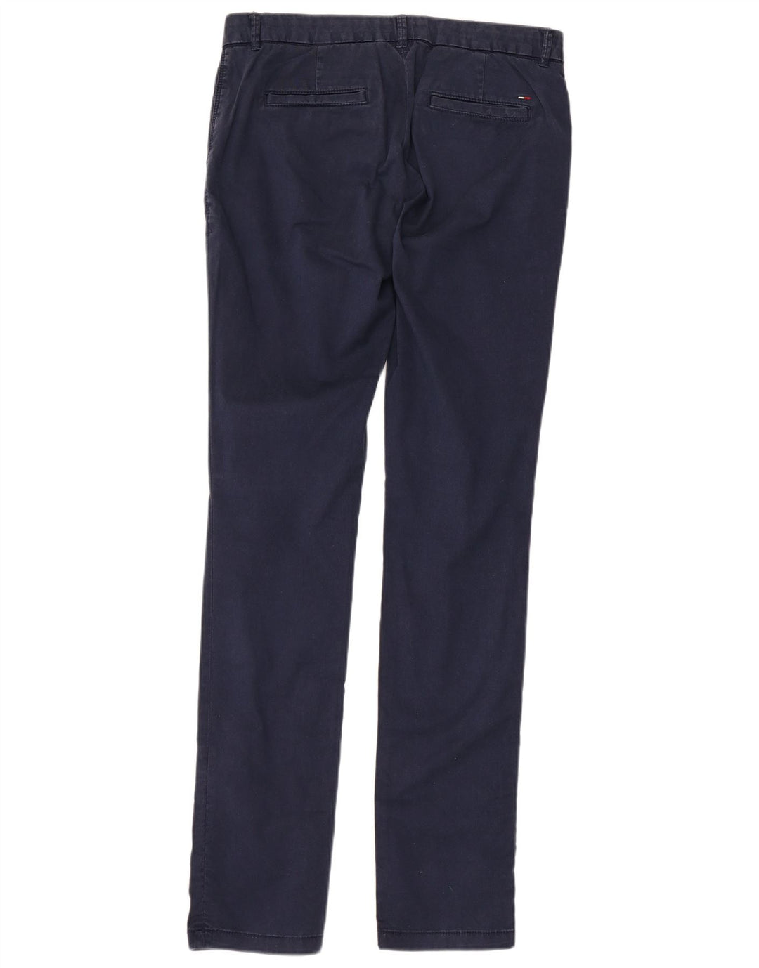 TOMMY HILFIGER Slim Suit Bukser til kvinder W28 L34 Marineblå Bomuld