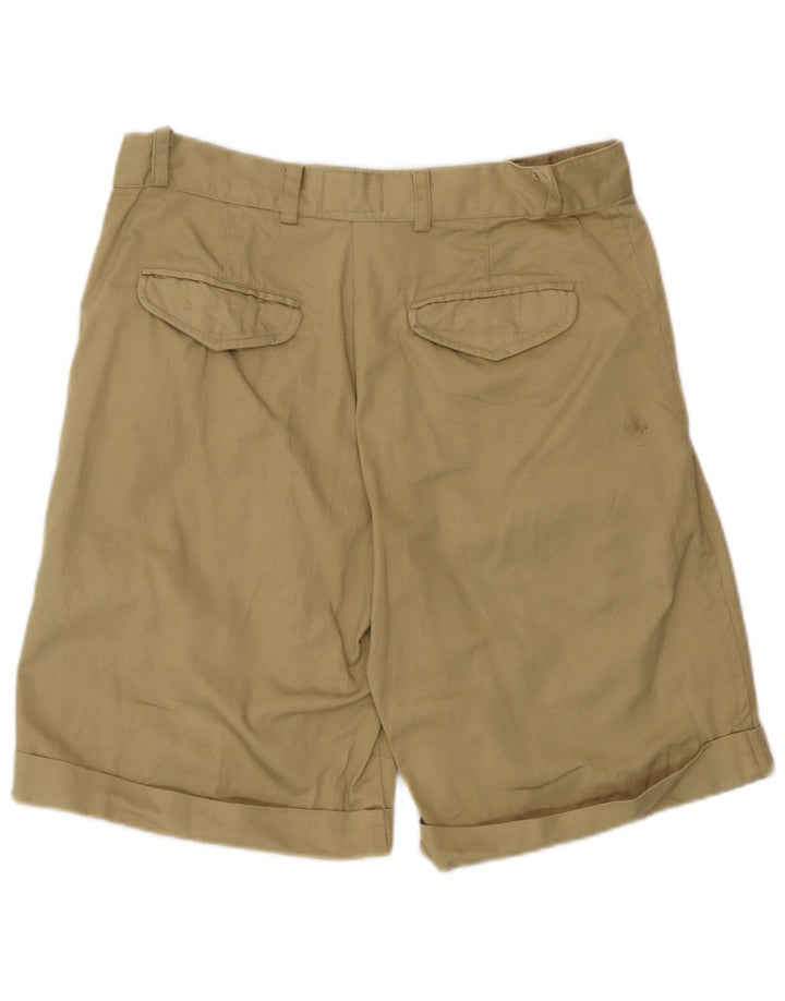 James Dillon Herre Chino Shorts IT 46 Small W30 Khaki Cotton