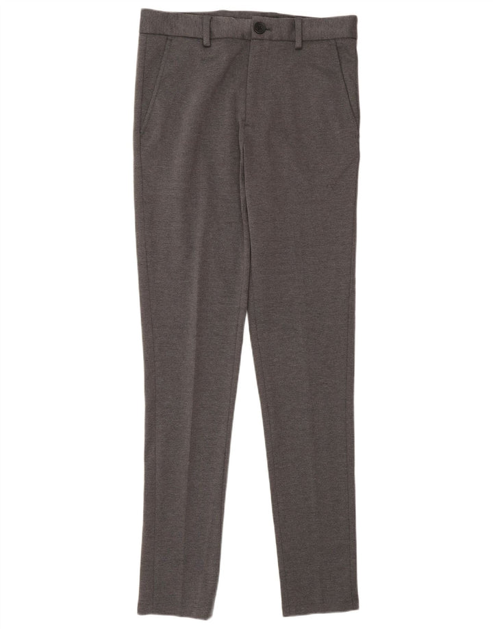 Jack & Jones Dame Slim Chino Bukser XS W28 L32 Grå Polyester