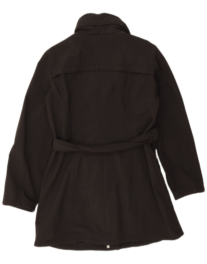 Michael Kors Dame Overfrakke UK 14 Stor Sort Polyester