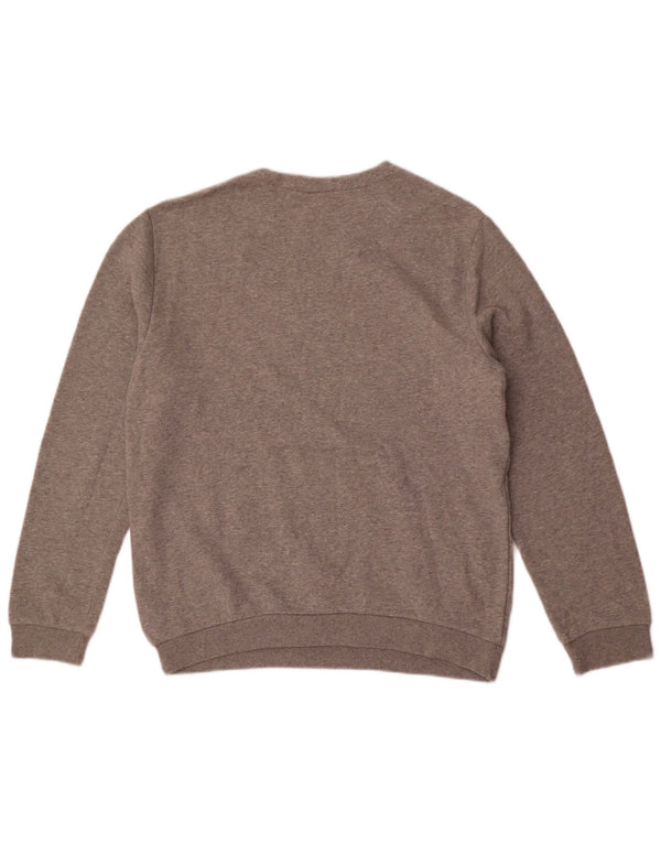 Reebok Herre Klassisk Grafisk Sweatshirt Jumper Medium Grå Colourblock