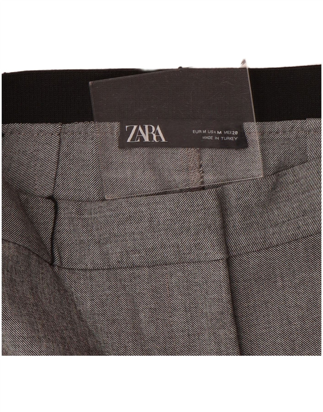Zara Dame Slim Suit Bukser Medium W28 L28 Grå