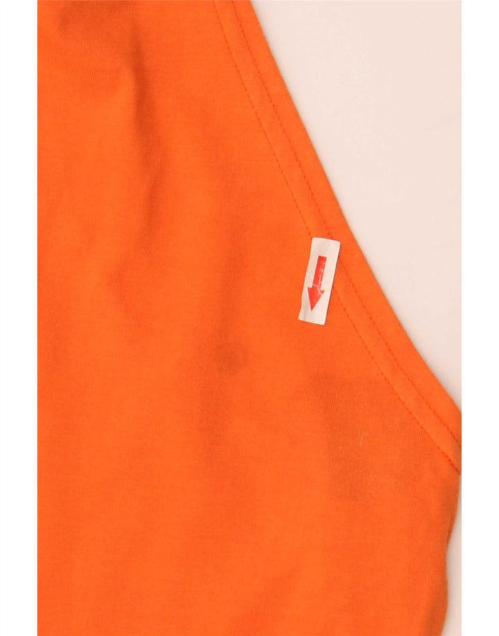 Vintage Bodysuit til kvinder UK 8 Small Orange