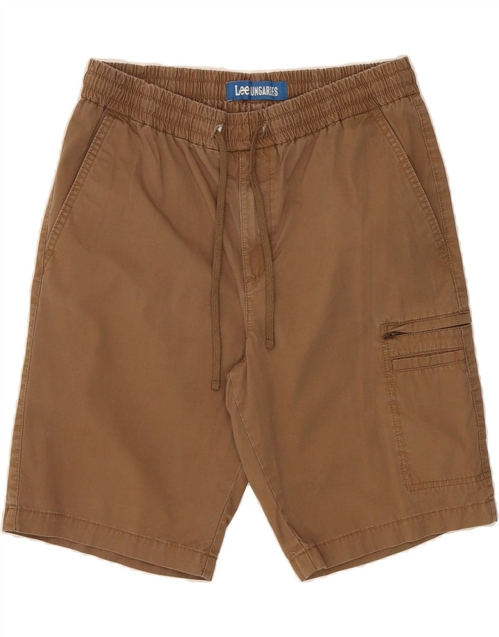 LEE Mens Cargo Shorts W32 Medium Brown Cotton Vintage Lee and Second-Hand Lee from Messina Hembry 