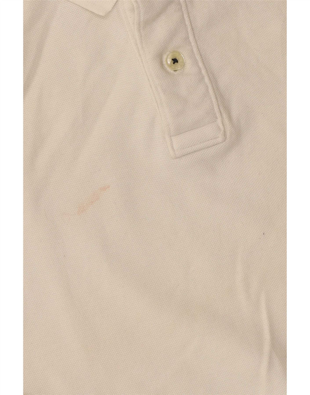 Besætningstøj Herre poloshirt Medium Off White Bomuld