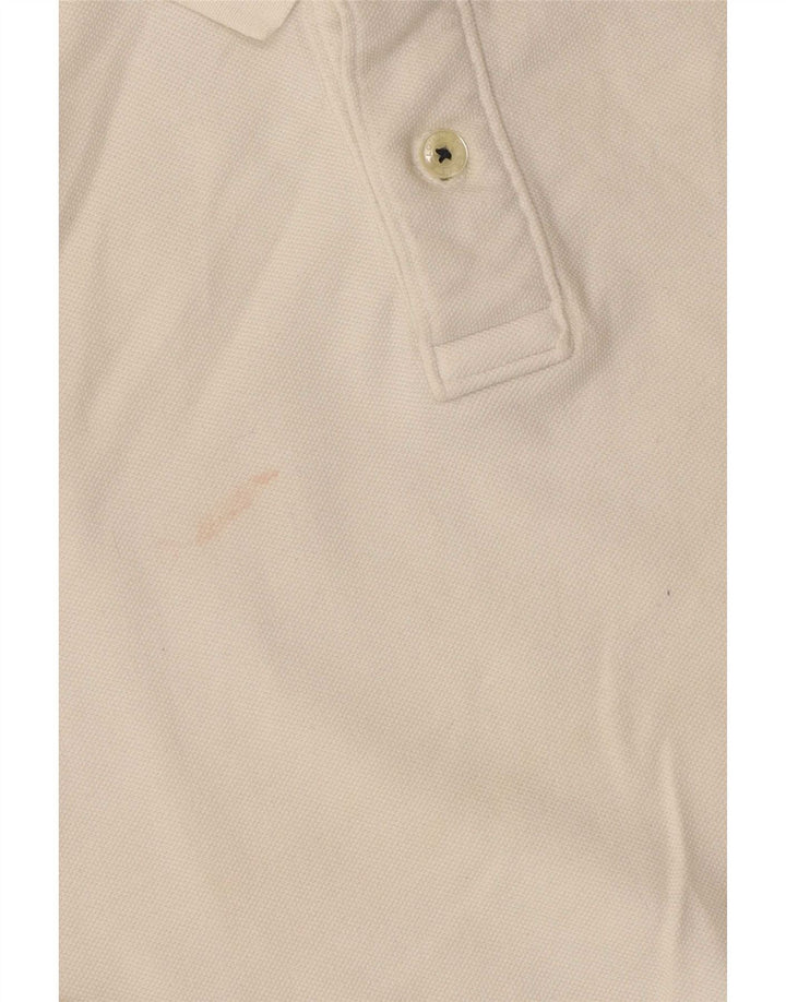 Besætningstøj Herre poloshirt Medium Off White Bomuld