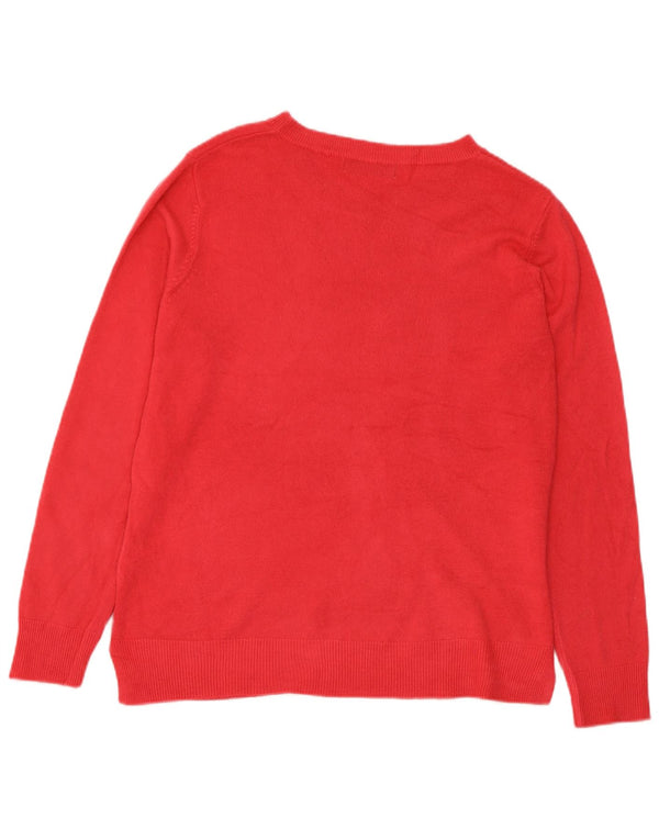 Marks & Spencer Dame sweater med rund hals DK 12 Medium Pink Akryl