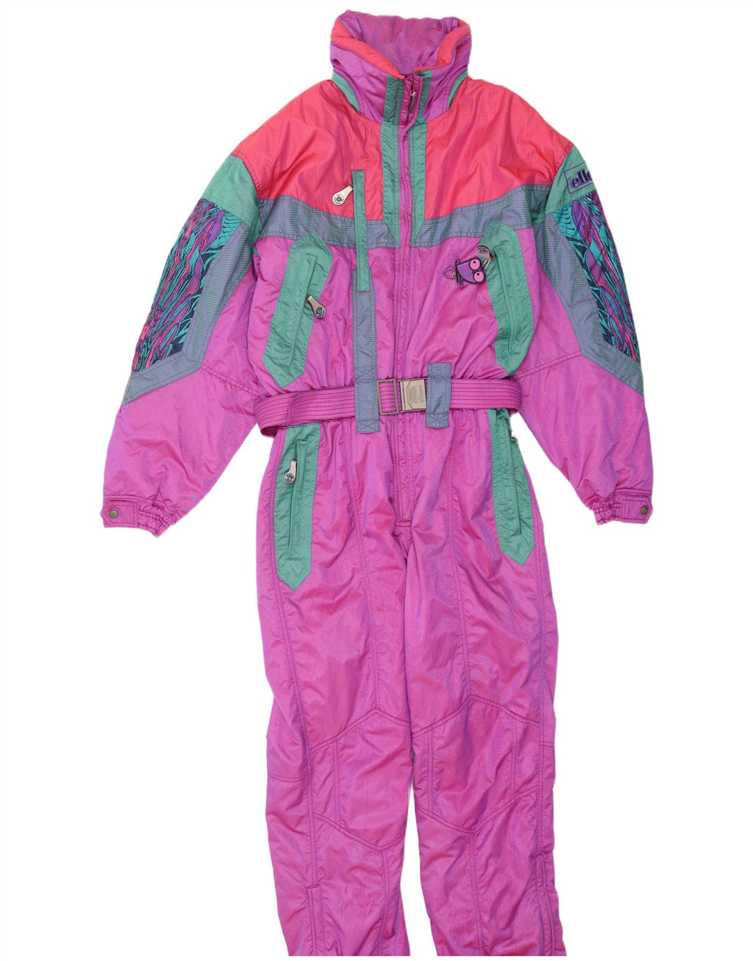 Ellesse Herre Ski Jumpsuit IT 52 XL Flerfarvet Colourblock Polyester