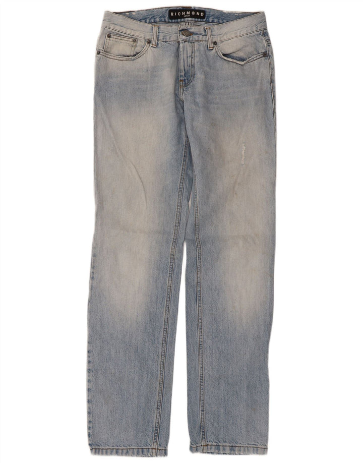 Richmond Straight Jeans til mænd W32 L32 blå bomuld
