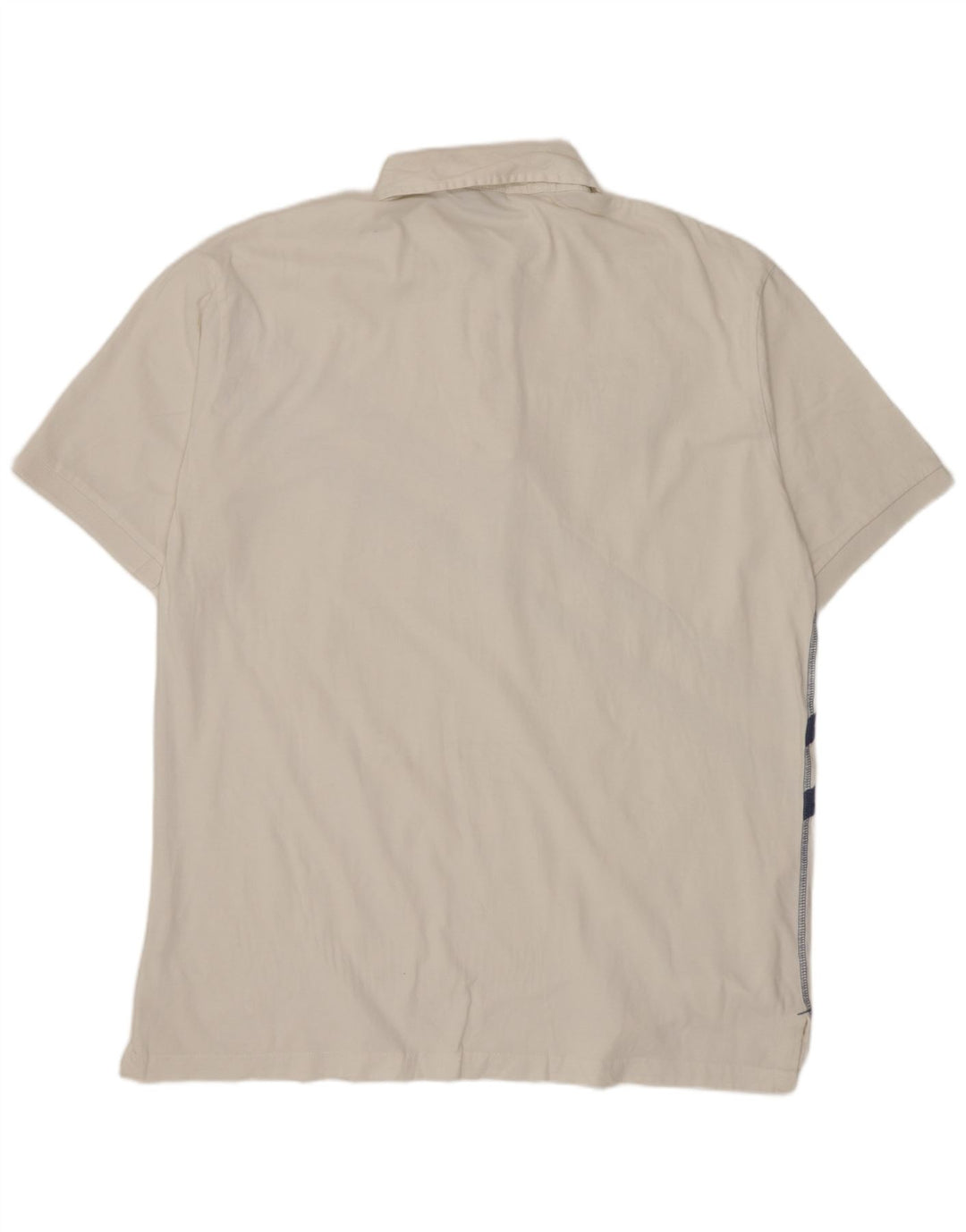 LOTTO Herre poloshirt XL Hvidstribet bomuld