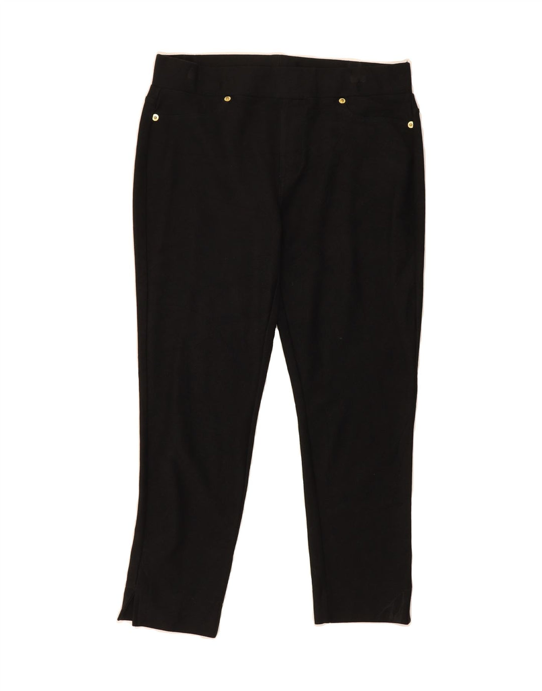 MICHAEL KORS Womens Slim Capri Trousers Medium W30 L23 Black Vintage Michael Kors and Second-Hand Michael Kors from Messina Hembry 