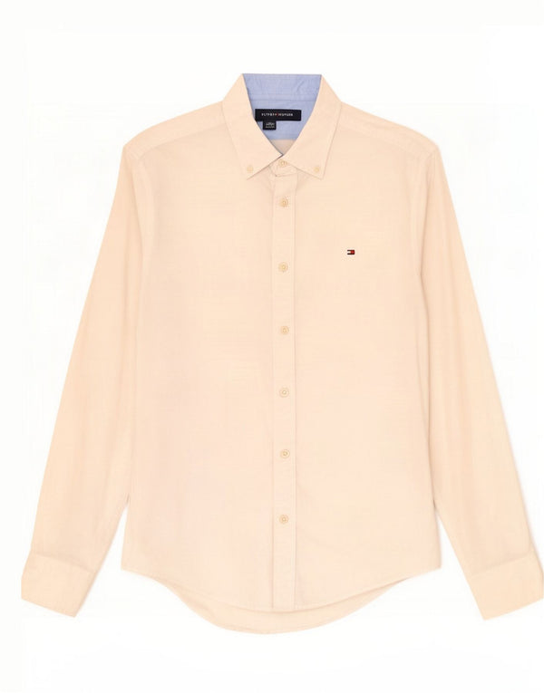 Tommy Hilfiger Herreskjorte XS Hvid Bomuld