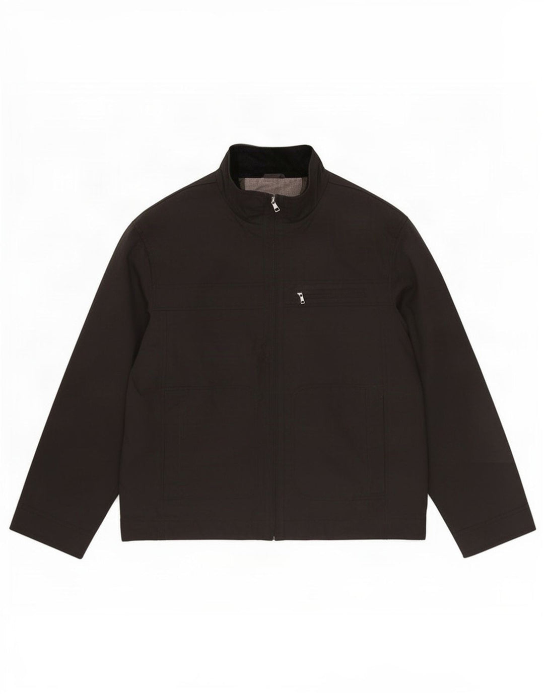 Marks & Spencer Herre Autograph Bomber Jacket UK 42 XL Sort Polyamid