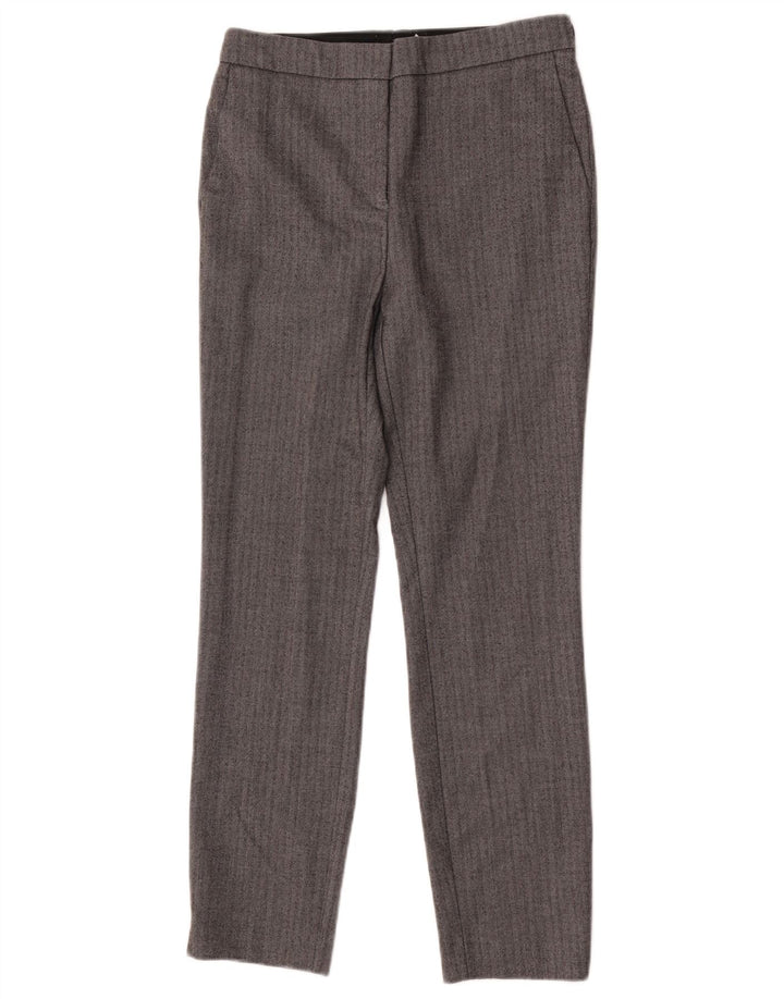 Zara Slim Suit Bukser Small W26 L26 Grå sildeben