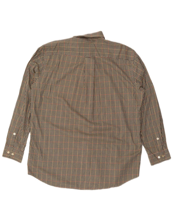 Orvis Herre Tall Shirt XL Multifarvet Gingham Cotton