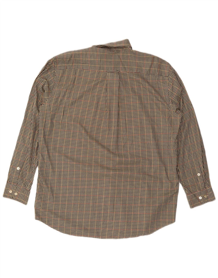Orvis Herre Tall Shirt XL Multifarvet Gingham Cotton