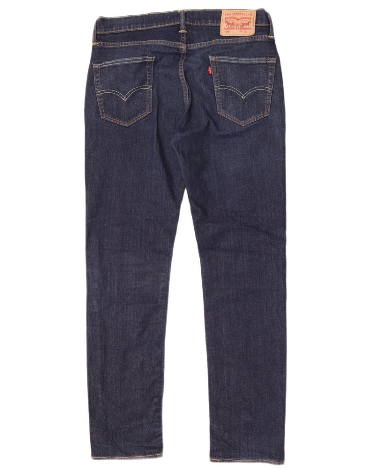 Levi's Herre 511 Slim Jeans W34 L32 Marineblå Bomuld